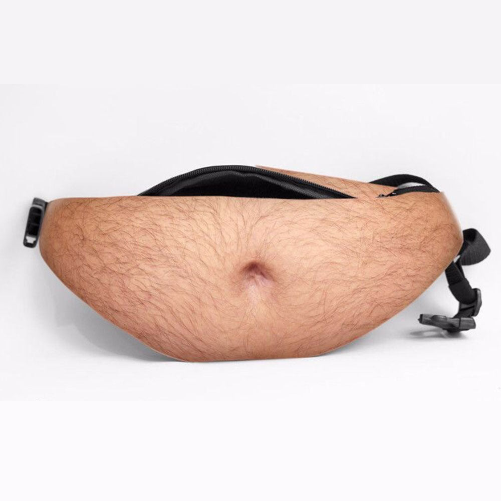 Funny Fake Belly Waist Bag
