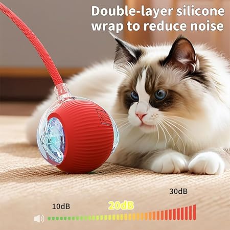 Smart Rolling Cat Ball with Light